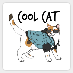 Cool Cat Sticker